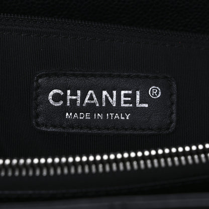 Chanel Caviar Quilted Grand Shopping Tote GST Black 7 of 12
