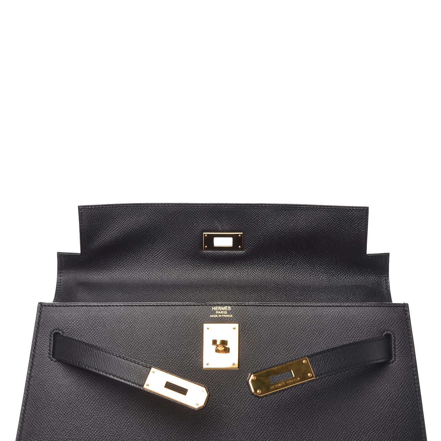 Hermes Epsom Kelly Sellier 32 Black 24 of 45