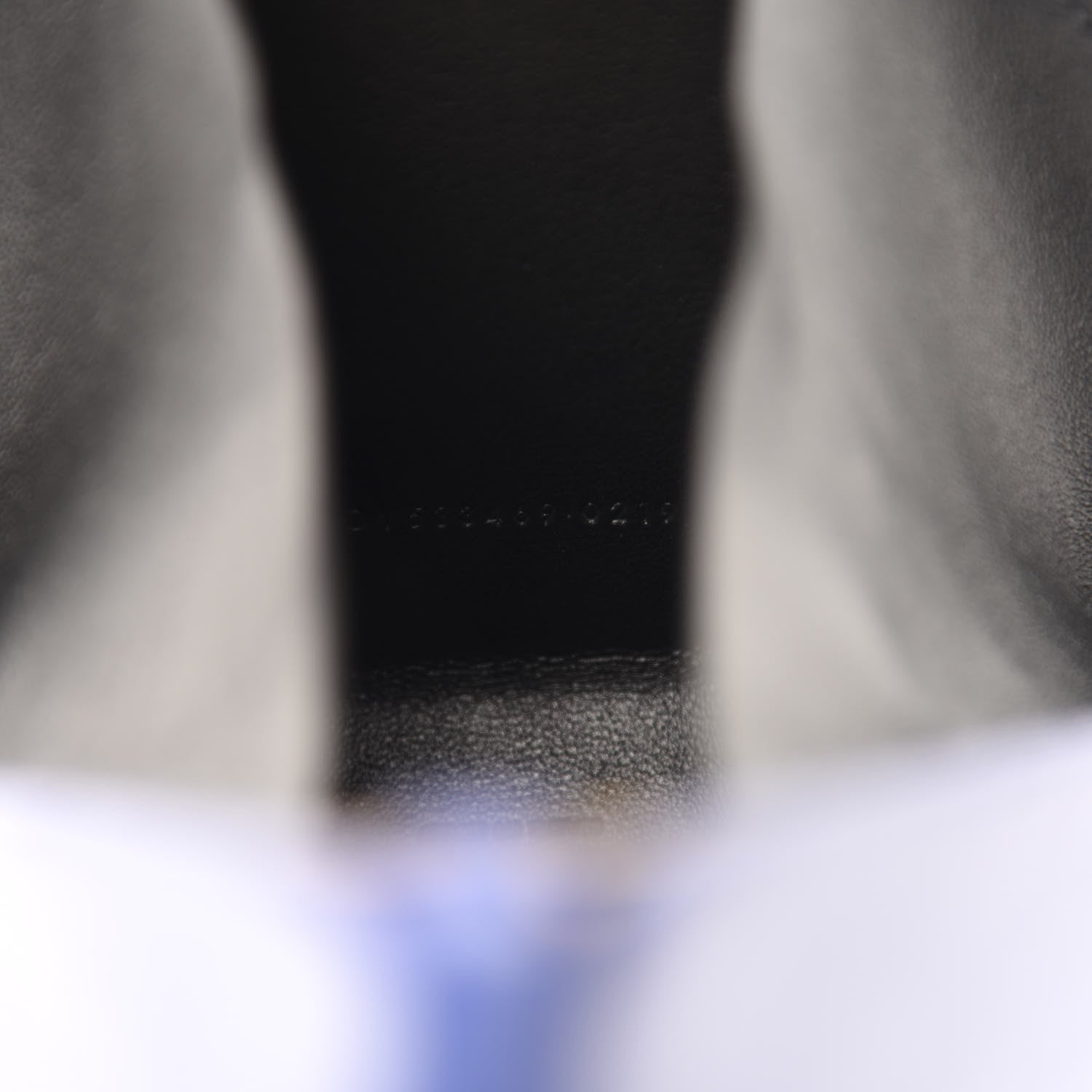 Saint Laurent Lambskin Pyramid Clutch Blue 6 of 7