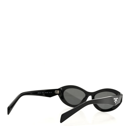 Prada Acetate Oval Sunglasses SPR 26Z Black 4 of 8