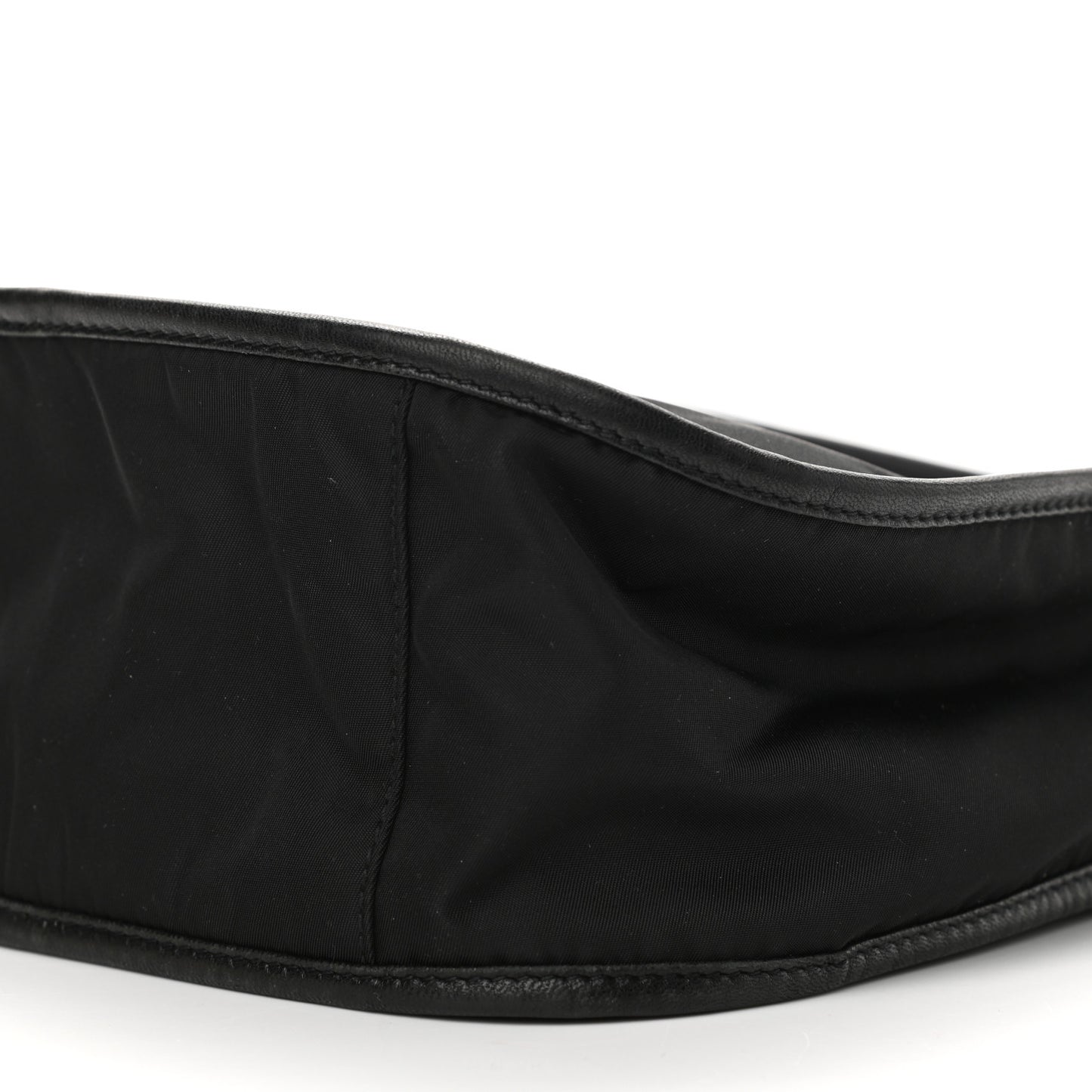 Tessuto Nylon Saffiano Hobo Black