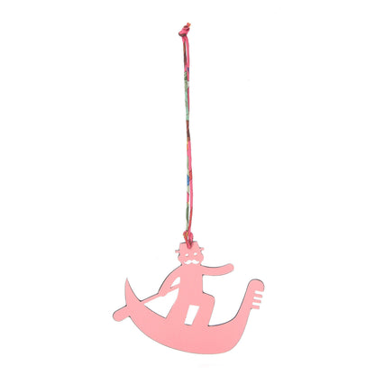 Hermes Epsom Togo Petit H Gondola Bag Charm Rose Confetti 1 of 4