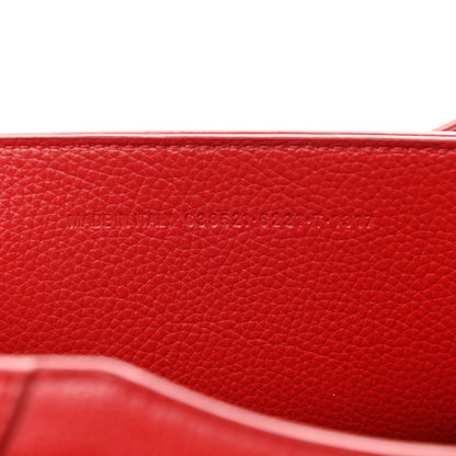 Balenciaga Grained Calfskin Neo Classic Gold Hardware S City Medium Red 7 of 12