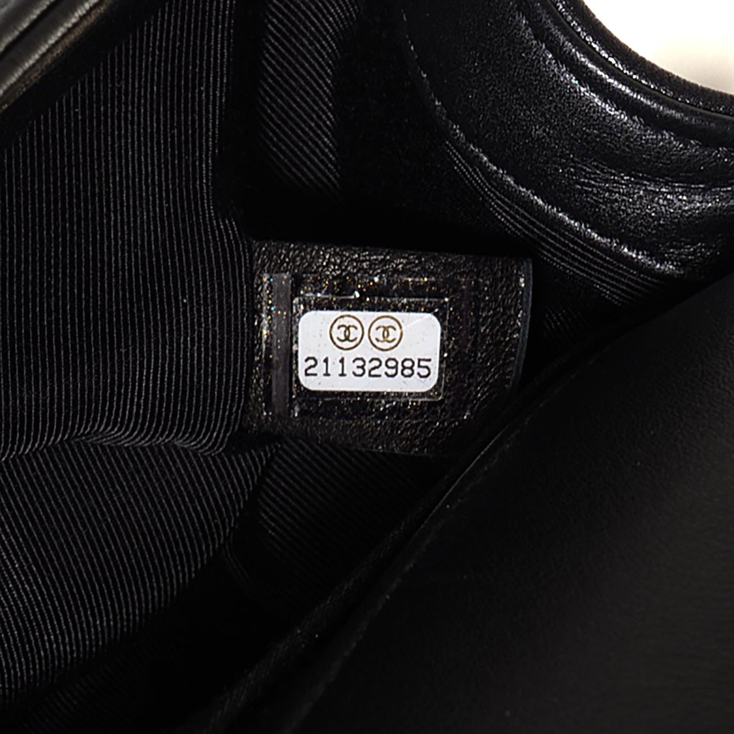 Calfskin Quilted Medium Boy Flap Black