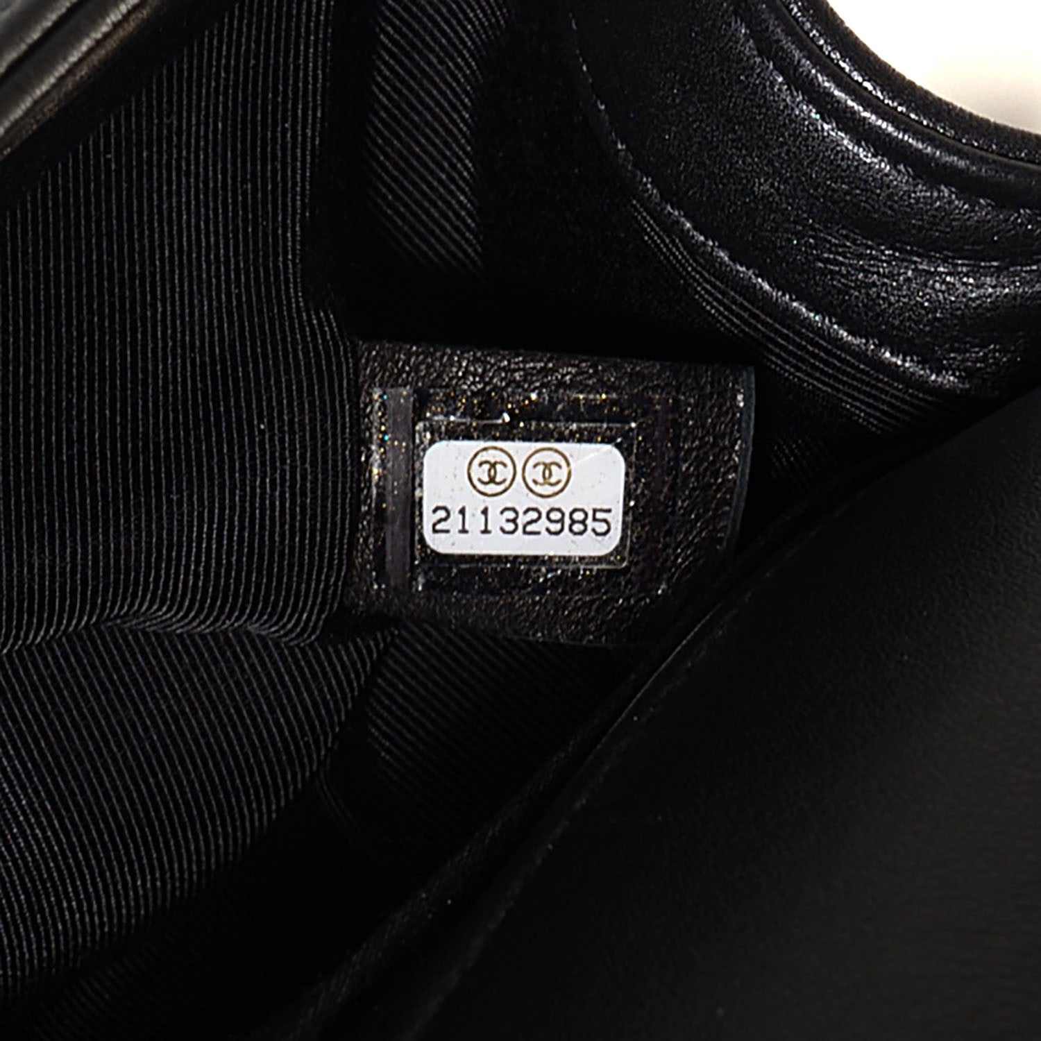 Chanel Calfskin Quilted Medium Boy Flap Black 9 of 9