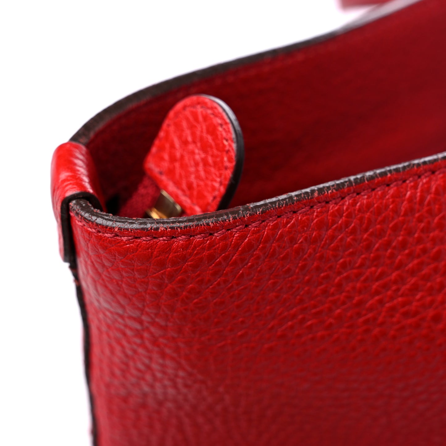 Calfskin Gina Tote Red
