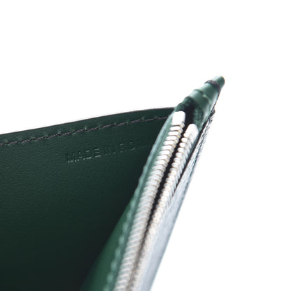 Burberry Goatskin D-Ring Zipper Coin Pouch Black Dark Green 7 of 8