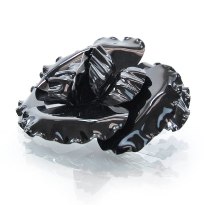 Chanel Camellia Flower Brooch Black 1 of 4