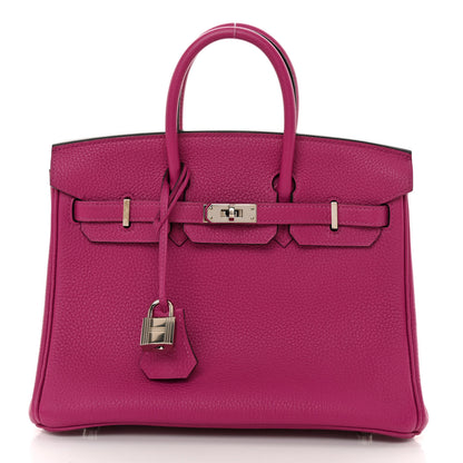 Hermes Togo Birkin 25 Rose Pourpre 1 of 10