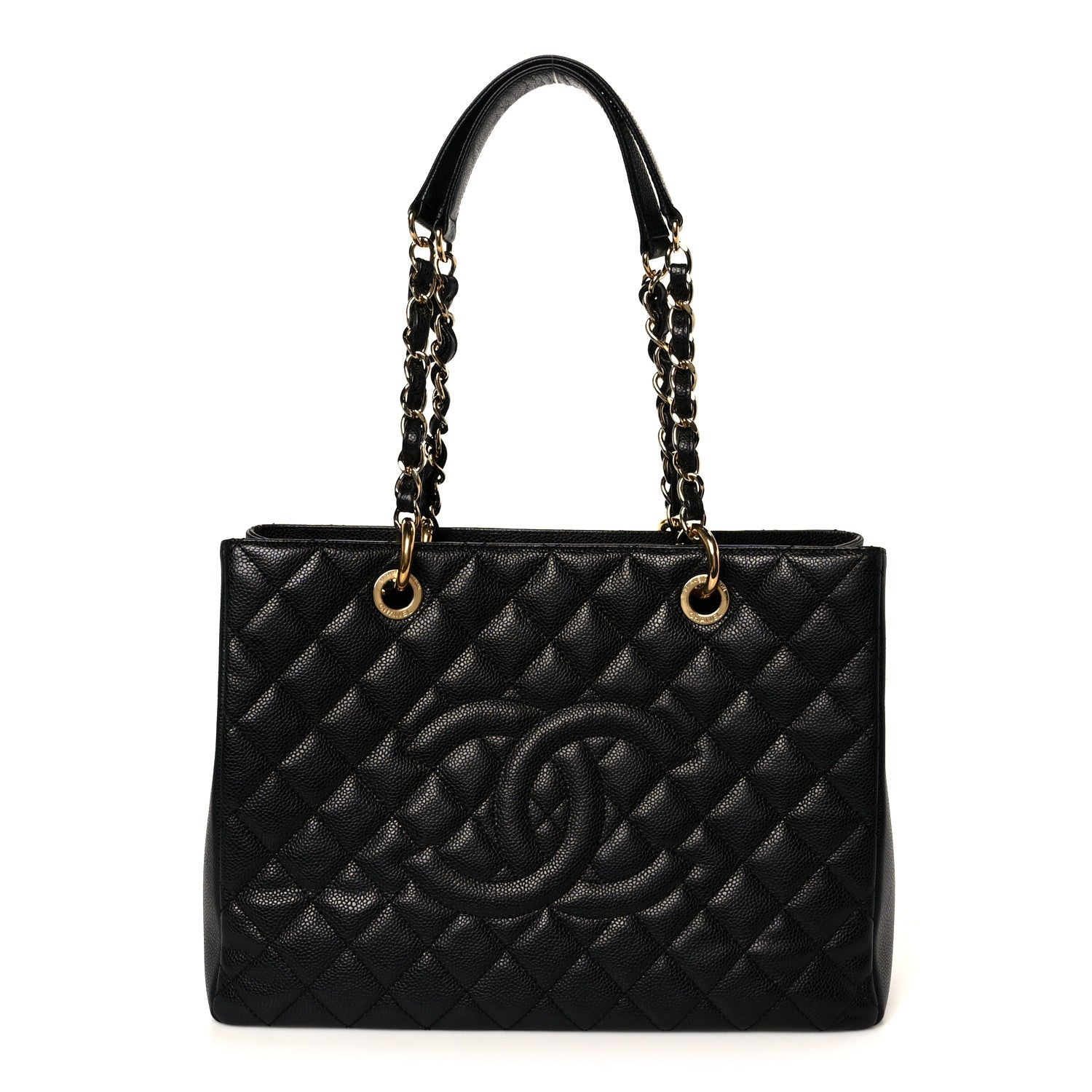 Chanel Caviar Quilted Grand Shopping Tote GST Black 1 of 10