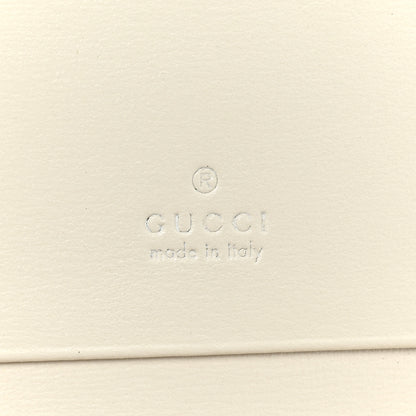 Gucci Calfskin Jackie 1961 Card Case Mystic White 7 of 12