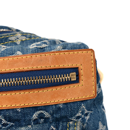 Louis Vuitton Monogram Denim Baggy PM Blue 17 of 23