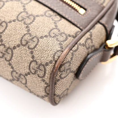 Gucci GG Supreme Monogram Web Mini Ophidia Shoulder Bag Brown 12 of 13