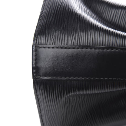 Louis Vuitton Epi Sac D'Epaule Black 6 of 12