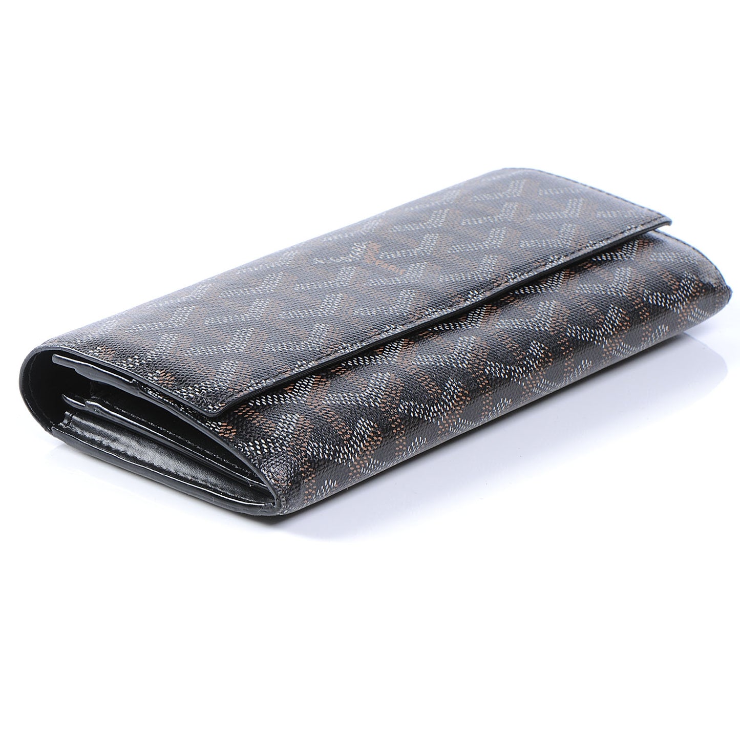 Goyardine Varenne Long Wallet Black