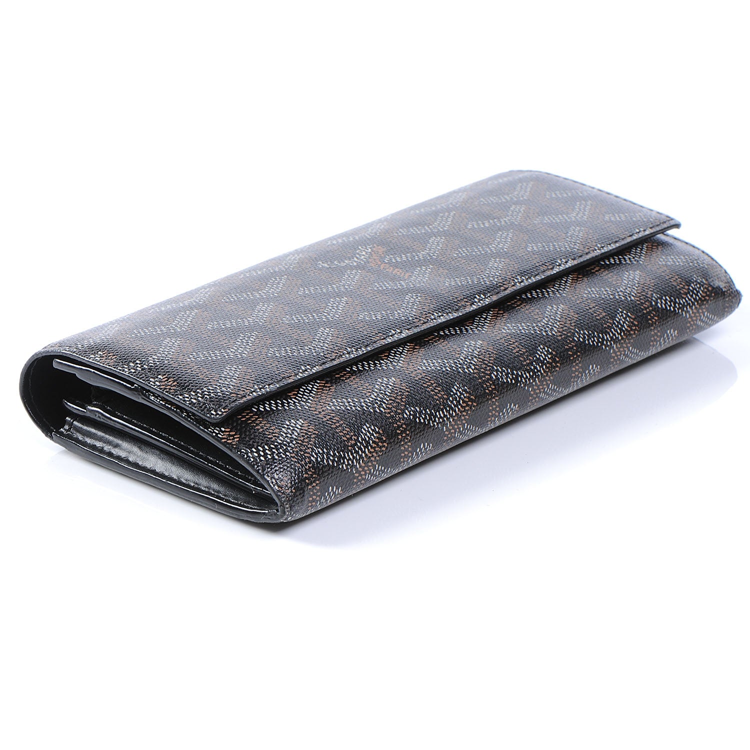 Goyard Goyardine Varenne Long Wallet Black 4 of 7