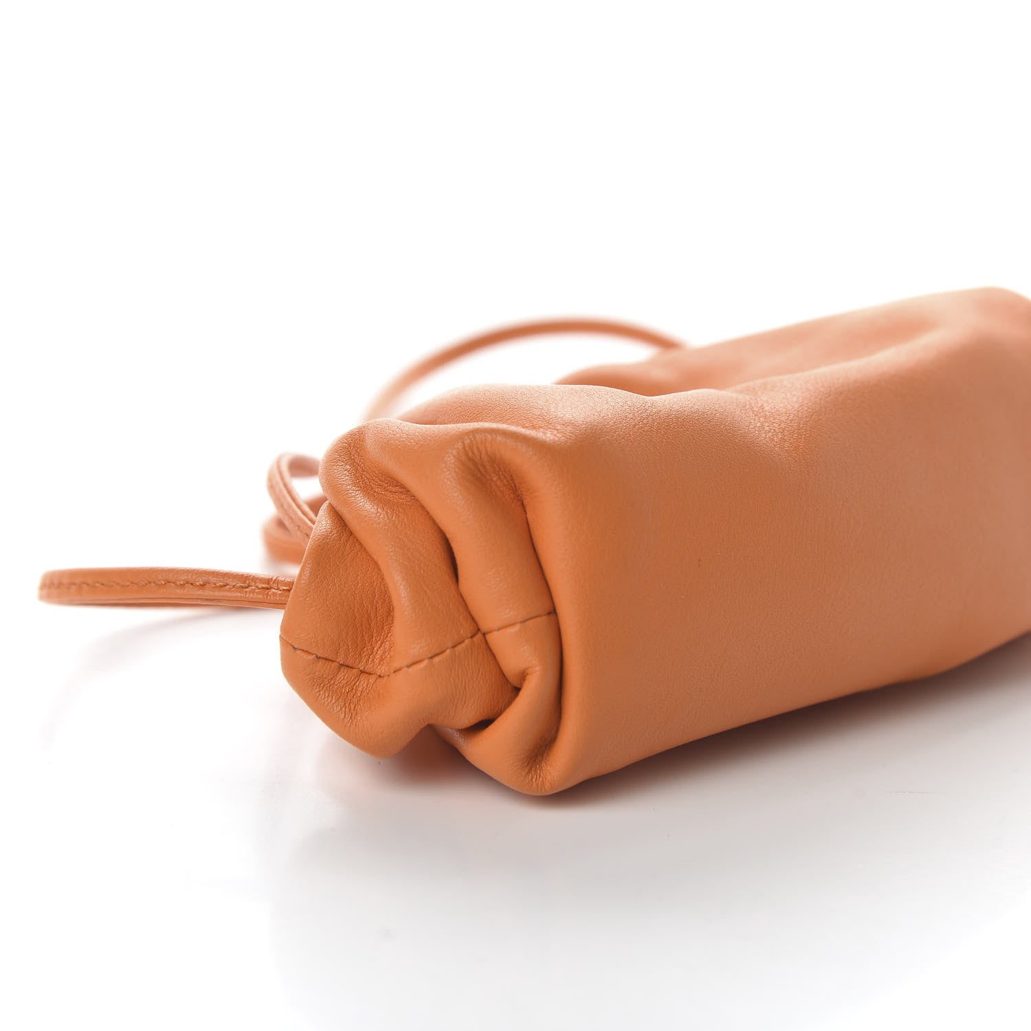 Bottega Veneta Butter Calfskin Coin Purse Light Orange 6 of 10