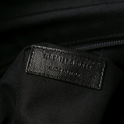 Saint Laurent Nylon Nuxx Ripstop Duffle Black White 7 of 10
