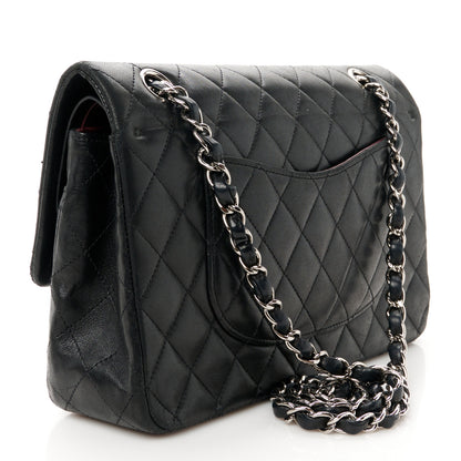 Chanel Lambskin Quilted Medium Double Flap Black 3 of 11
