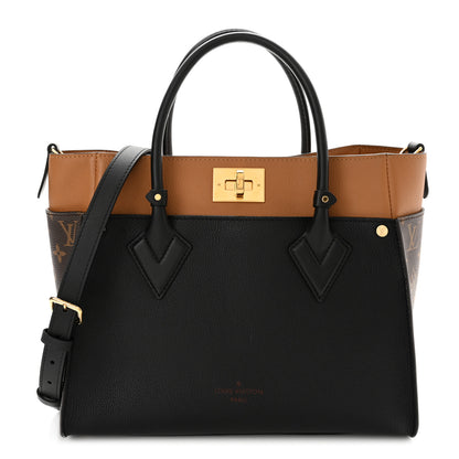 Louis Vuitton Calfskin Monogram On My Side Black 1 of 10