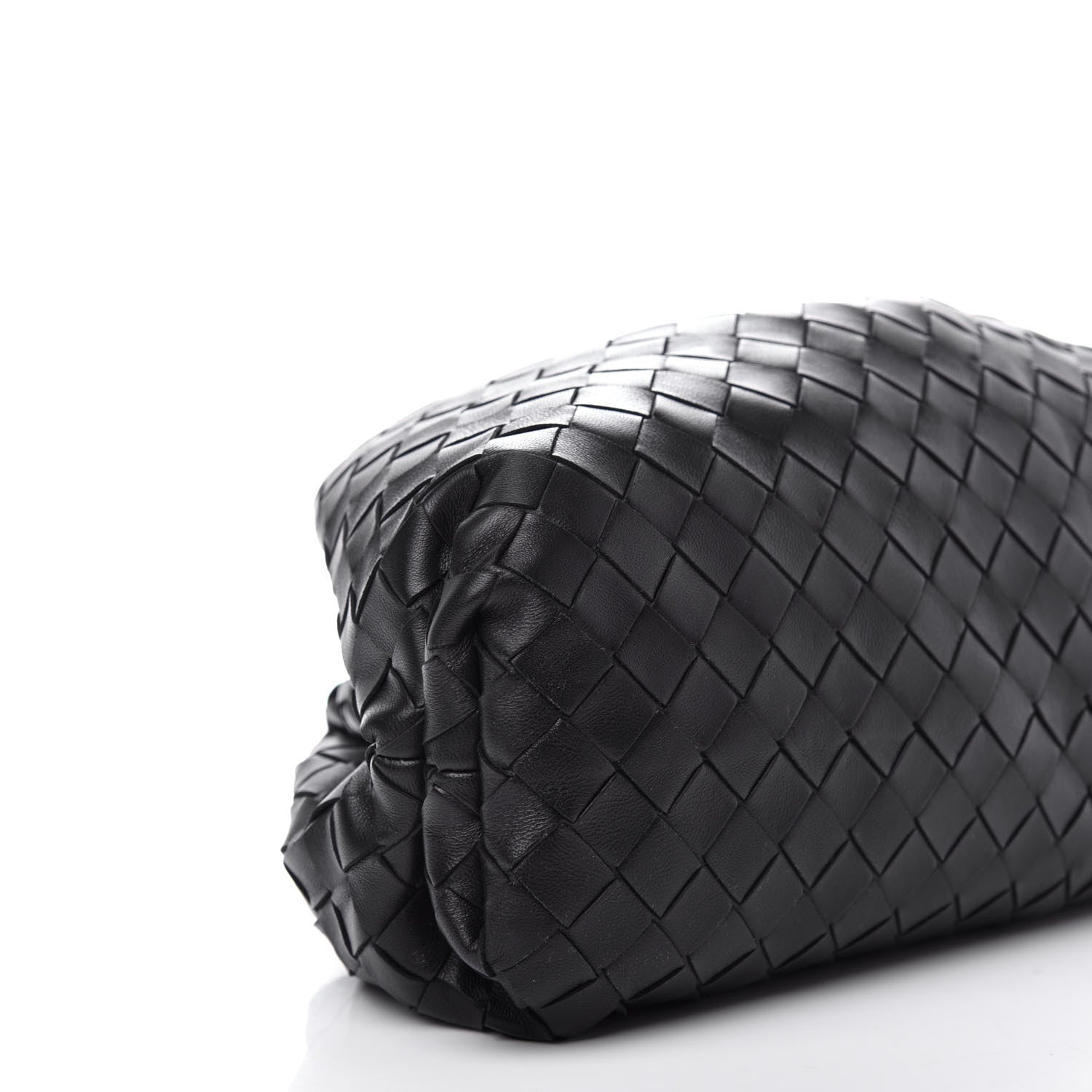 Bottega Veneta Nappa Maxi Intreccio The Pouch Oversized Clutch Black 8 of 10