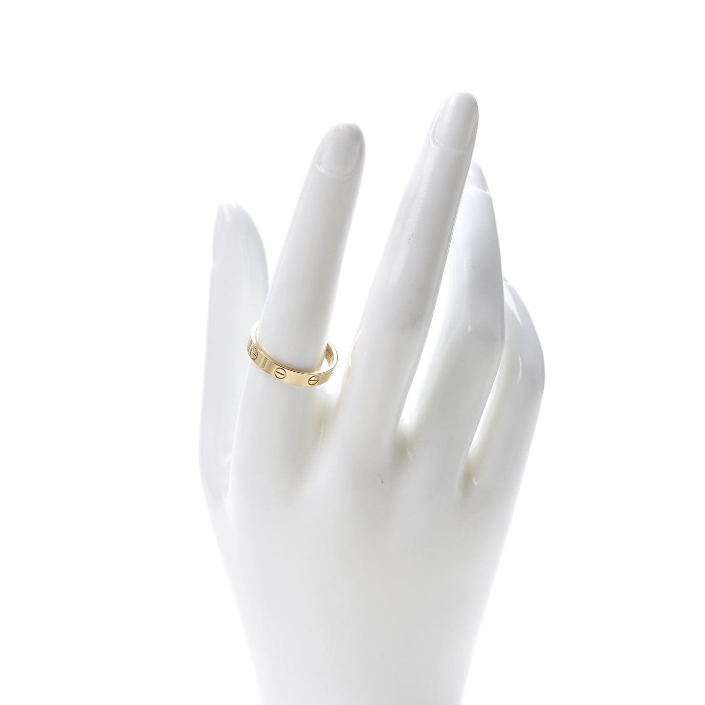 18K Yellow Gold 3.5mm LOVE Wedding Band Ring 59 8.75