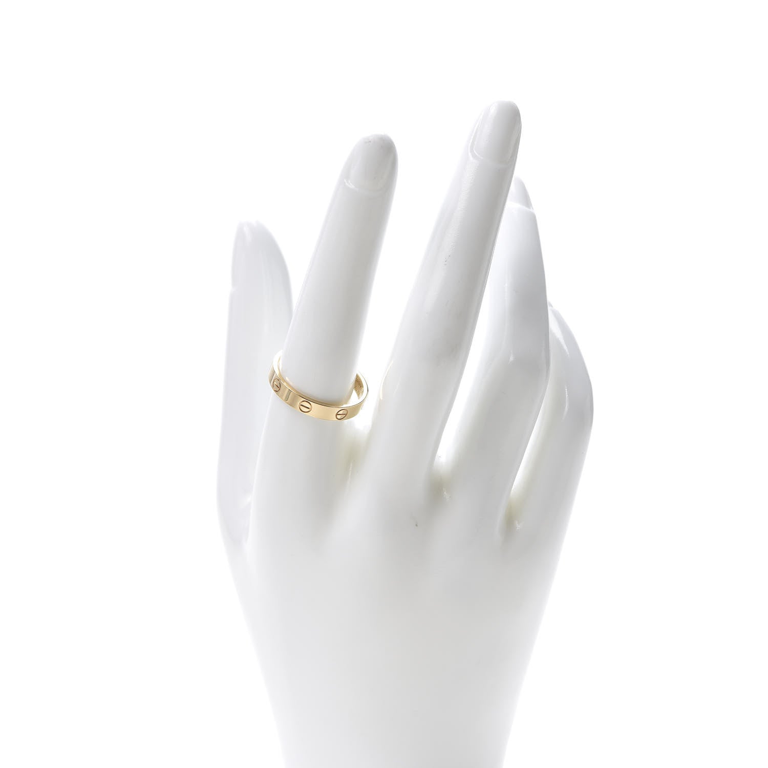 Cartier 18K Yellow Gold 3.5mm LOVE Wedding Band Ring 59 8.75 2 of 6