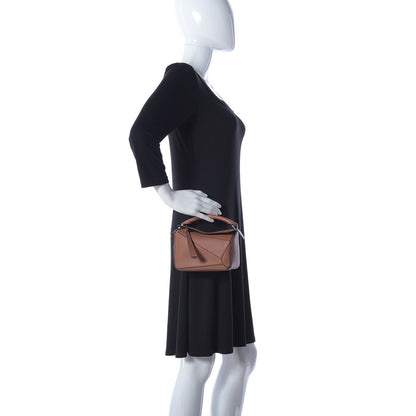 Loewe Calfskin Mini Puzzle Bag Tan 3 of 10