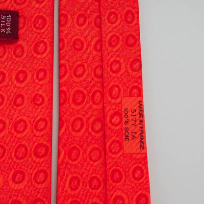 Hermes Printed Silk Mens Neck Tie 4 of 6