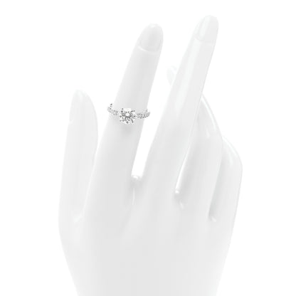 Tiffany Platinum Diamond 1.15ct Harmony Solitaire Engagement Ring 48 4.5 2 of 6