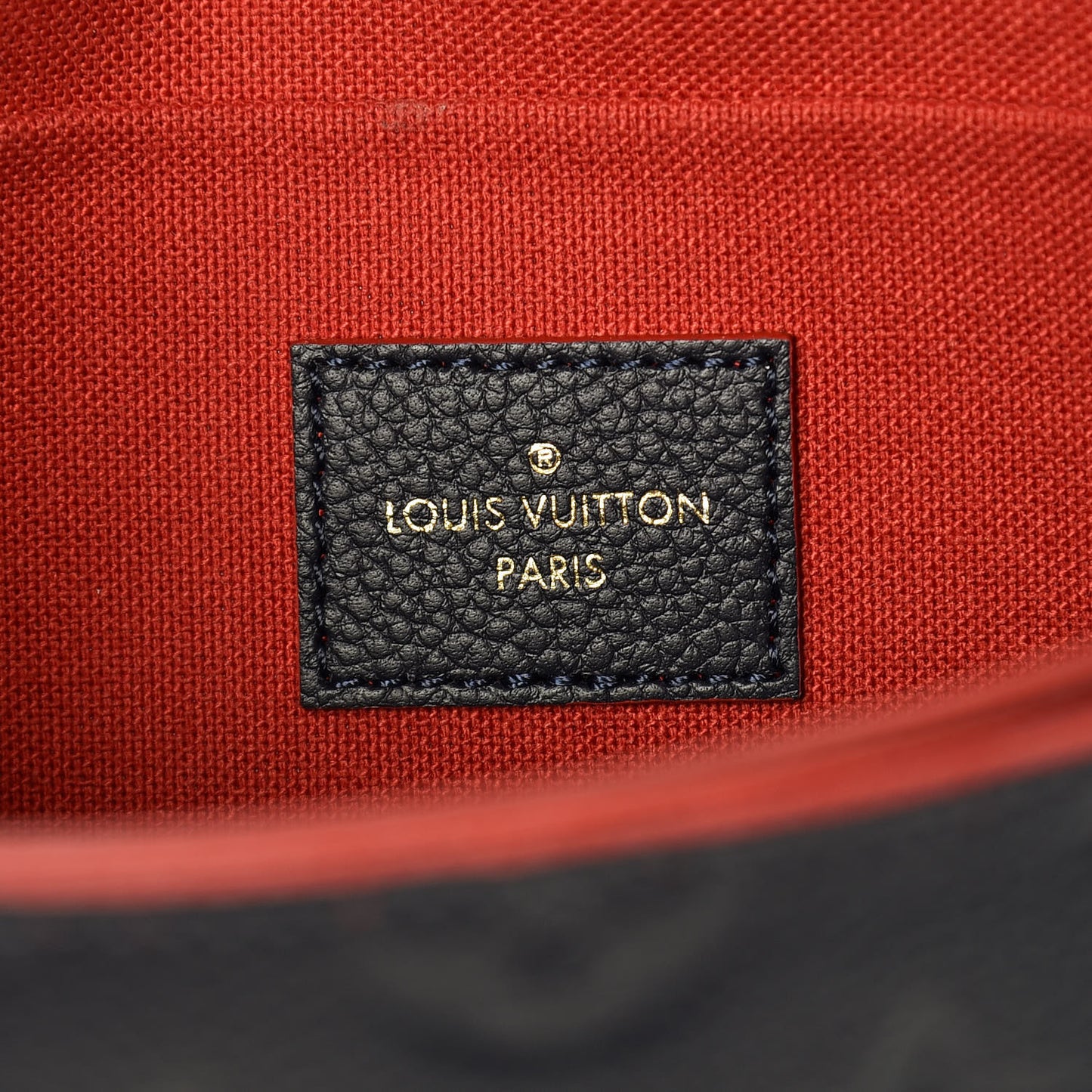 Empreinte Pochette Felicie Chain Wallet Marine Rouge