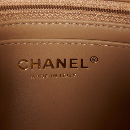 Chanel Lambskin Quilted Mini Pearl Crush Flap Dark Beige 6 of 12