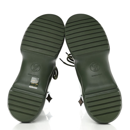 Louis Vuitton Mat Rubber Monogram LV Archlight Sneaker Boots 39 Kaki 6 of 9