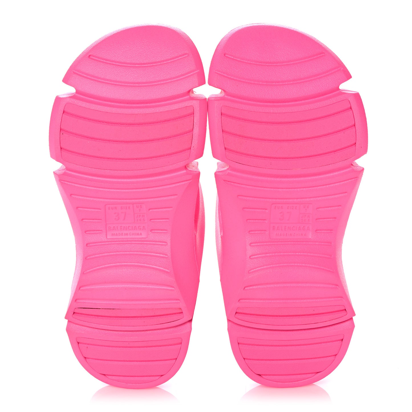 Rubber Womens Mold Thong Sandals 37 Fluo Pink