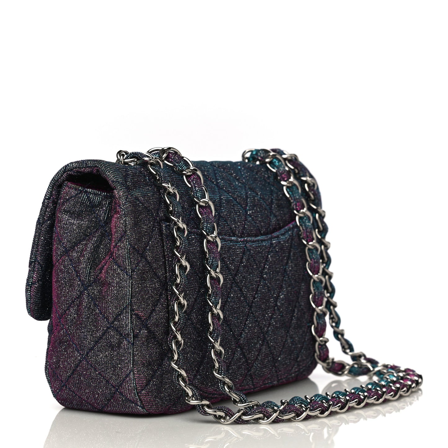 Iridescent Glitter Fabric Jumbo Single Flap Multicolor