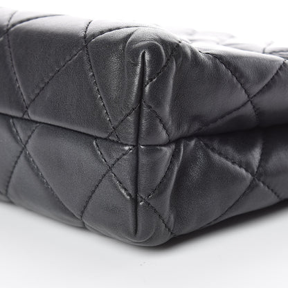 Chanel Calfskin Quilted In The Business Flap Bag Black 10 of 19