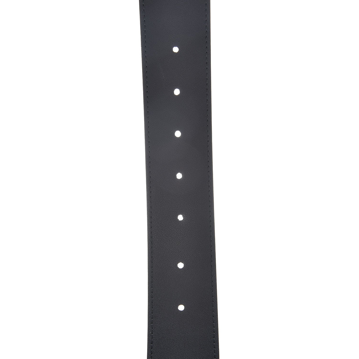 Gucci Moon Calfskin Pearl Double G 40mm Belt 90 36 Black Cream 6 of 7