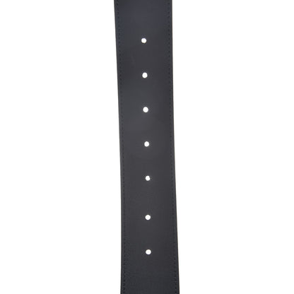 Gucci Moon Calfskin Pearl Double G 40mm Belt 90 36 Black Cream 6 of 7