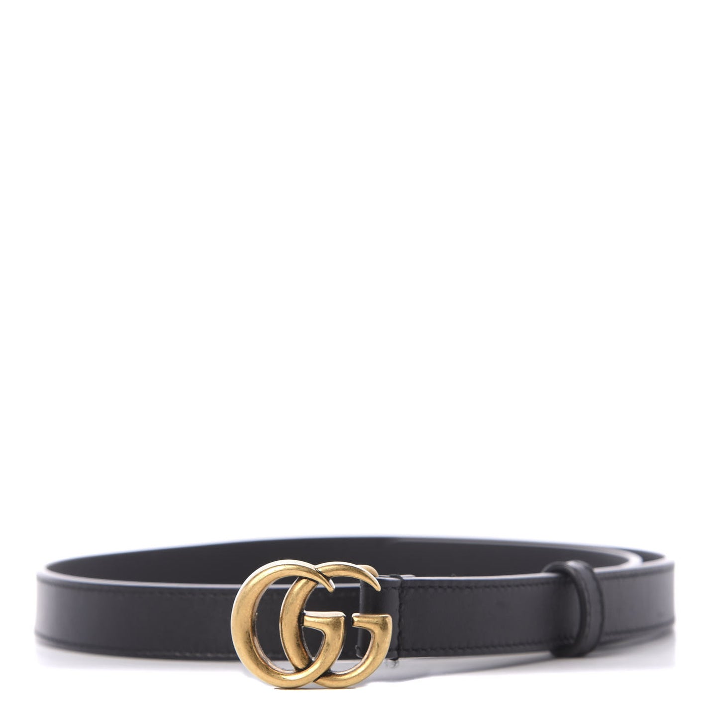 Calfskin Double G 20mm Belt 75 30 Black