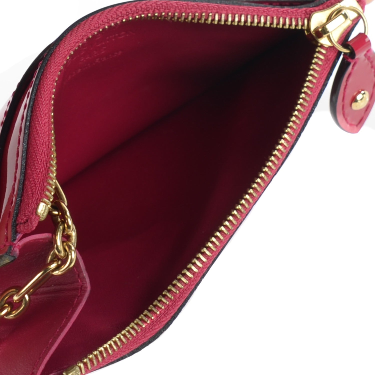Louis Vuitton Vernis Key Pouch Rose Indien 5 of 7