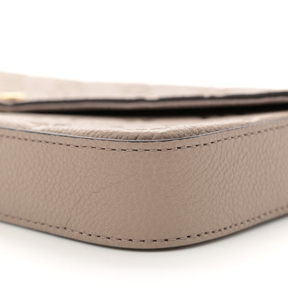 Louis Vuitton Empreinte Pochette Felicie Chain Wallet Tourterelle 10 of 11