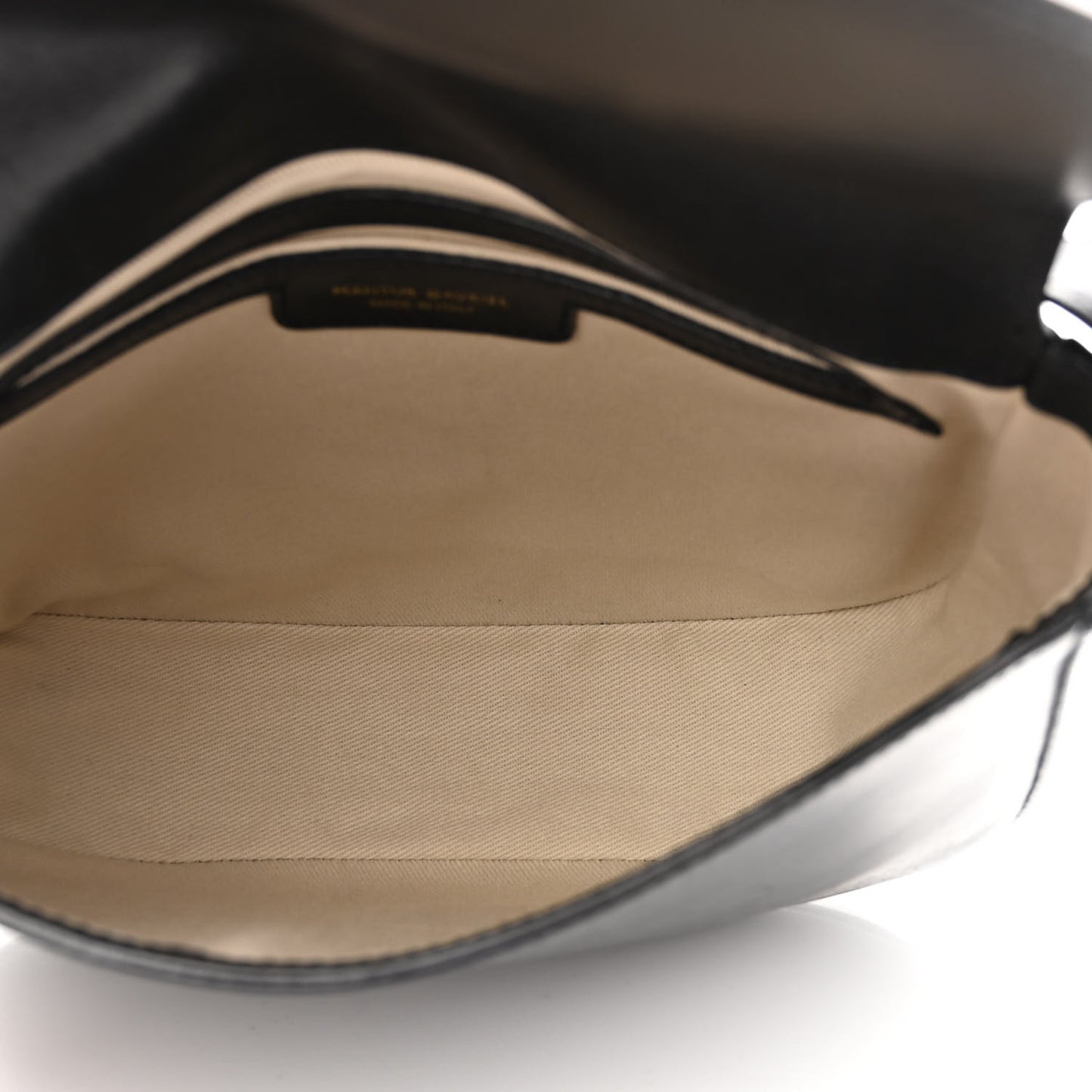 Calfskin Flap Crossbody Bag Black
