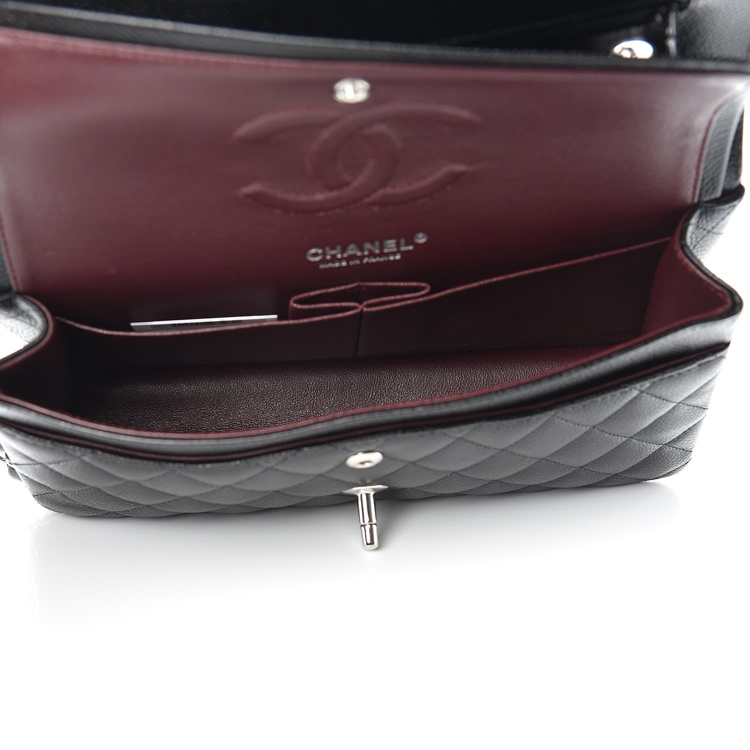 Chanel Caviar Quilted Medium Double Flap Black 5 of 9