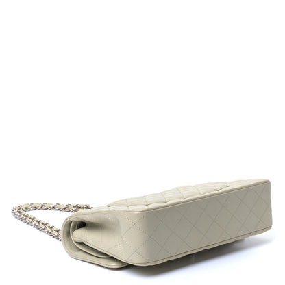 Chanel Caviar Quilted Medium Double Flap Light Green 3 of 6