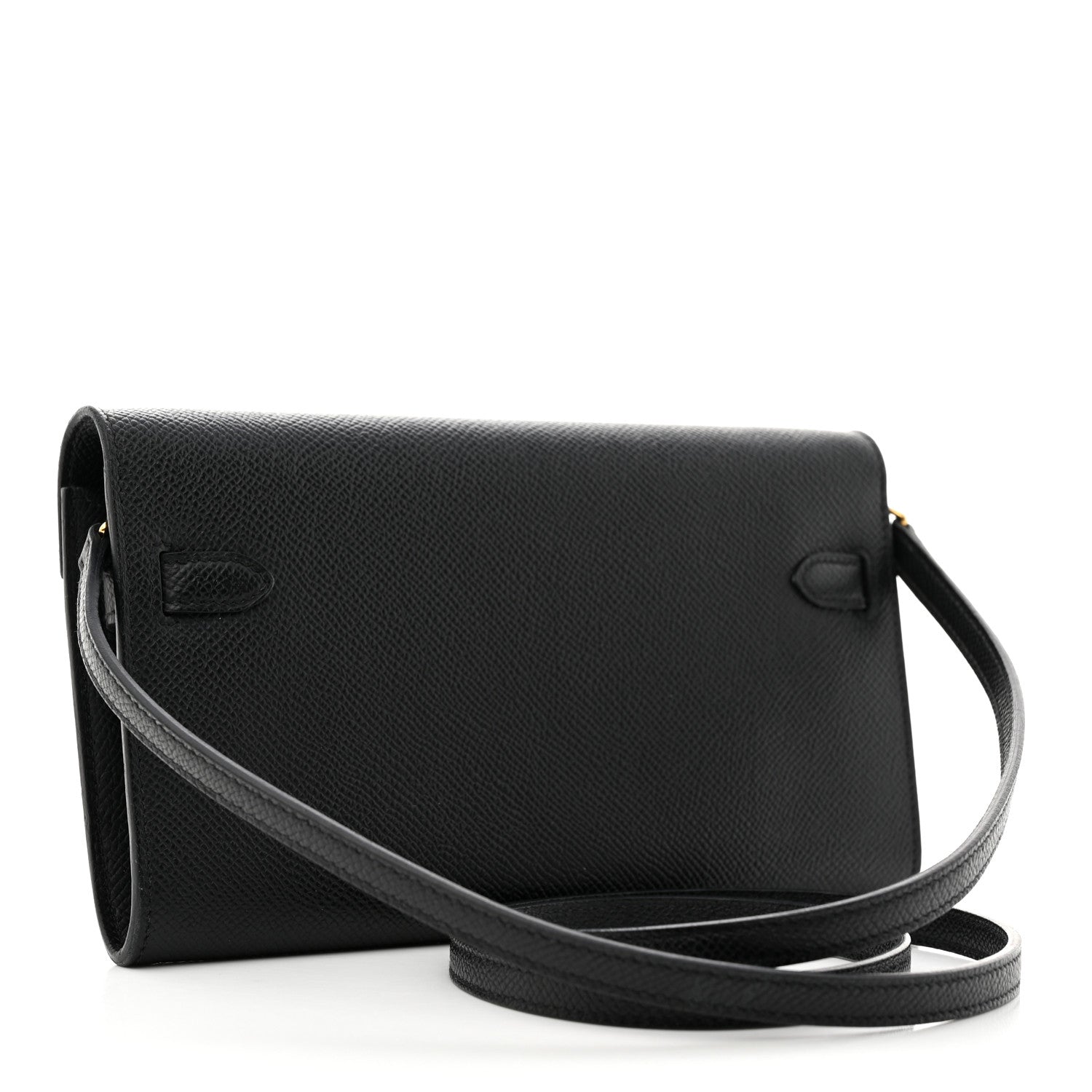 Hermes Epsom Kelly Wallet To Go Black 3 of 7