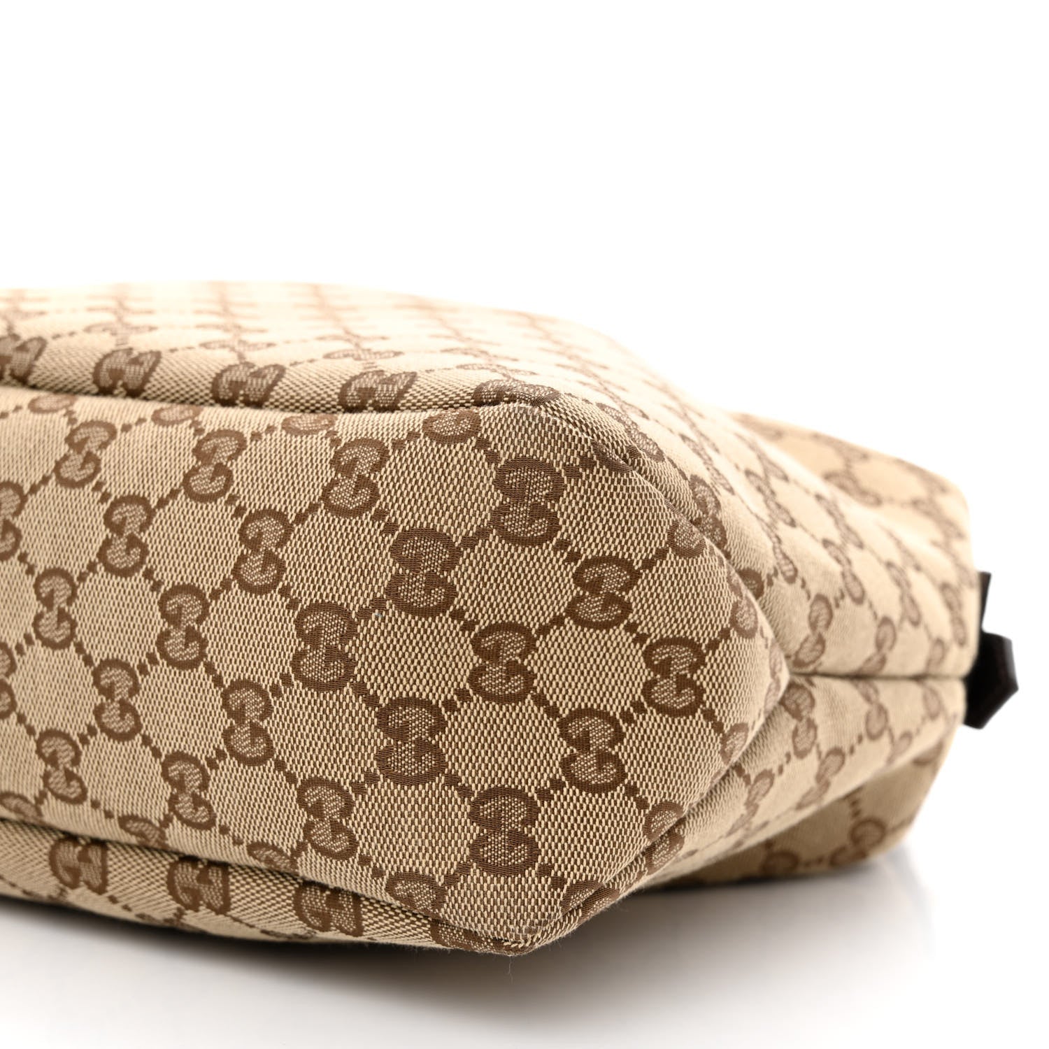 Gucci Monogram Medium Horsebit Chain Hobo Dark Brown 10 of 11
