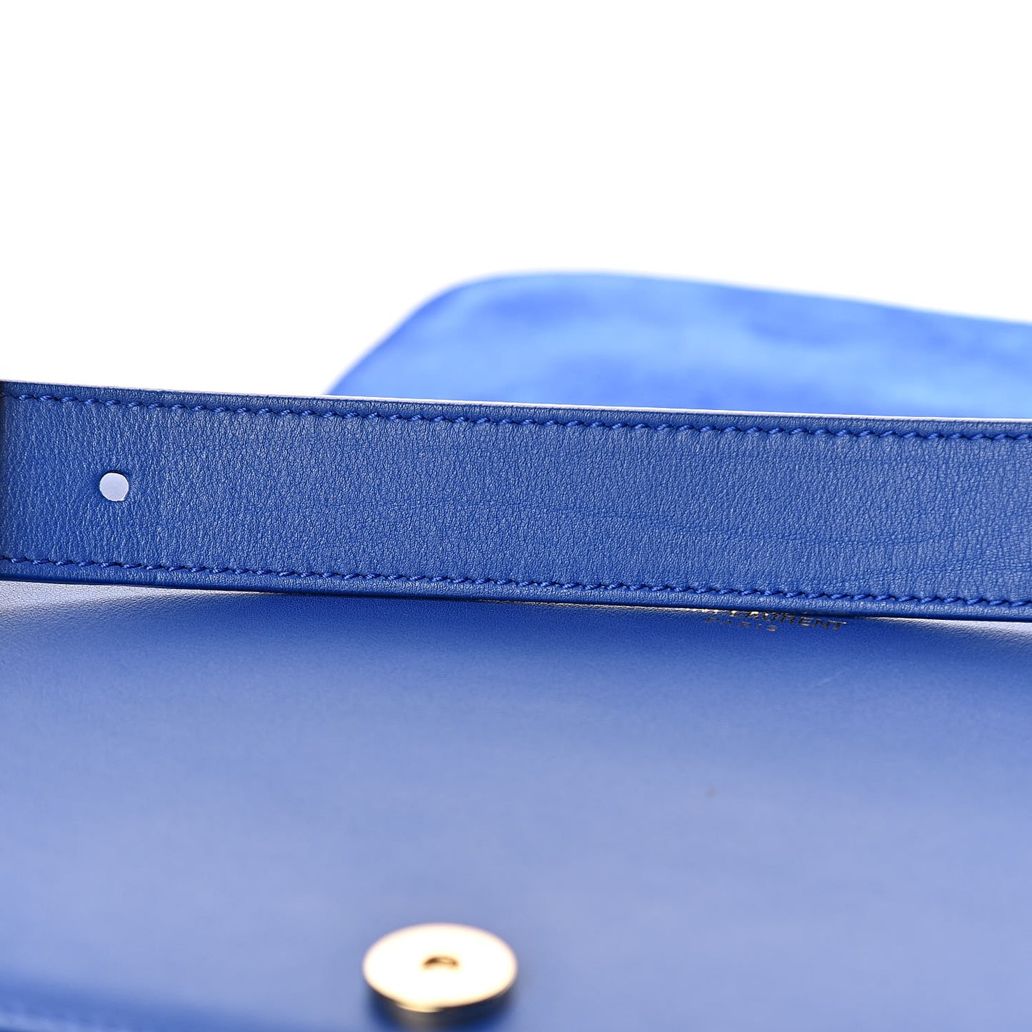 Calfskin Classic Y Satchel Royal Blue