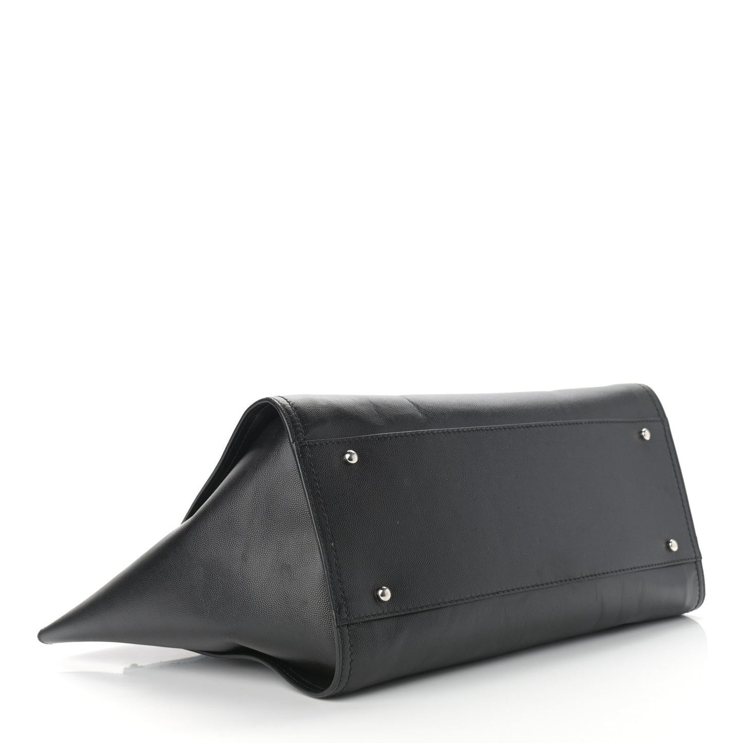 Caviar Medium Studded Deauville Tote Black