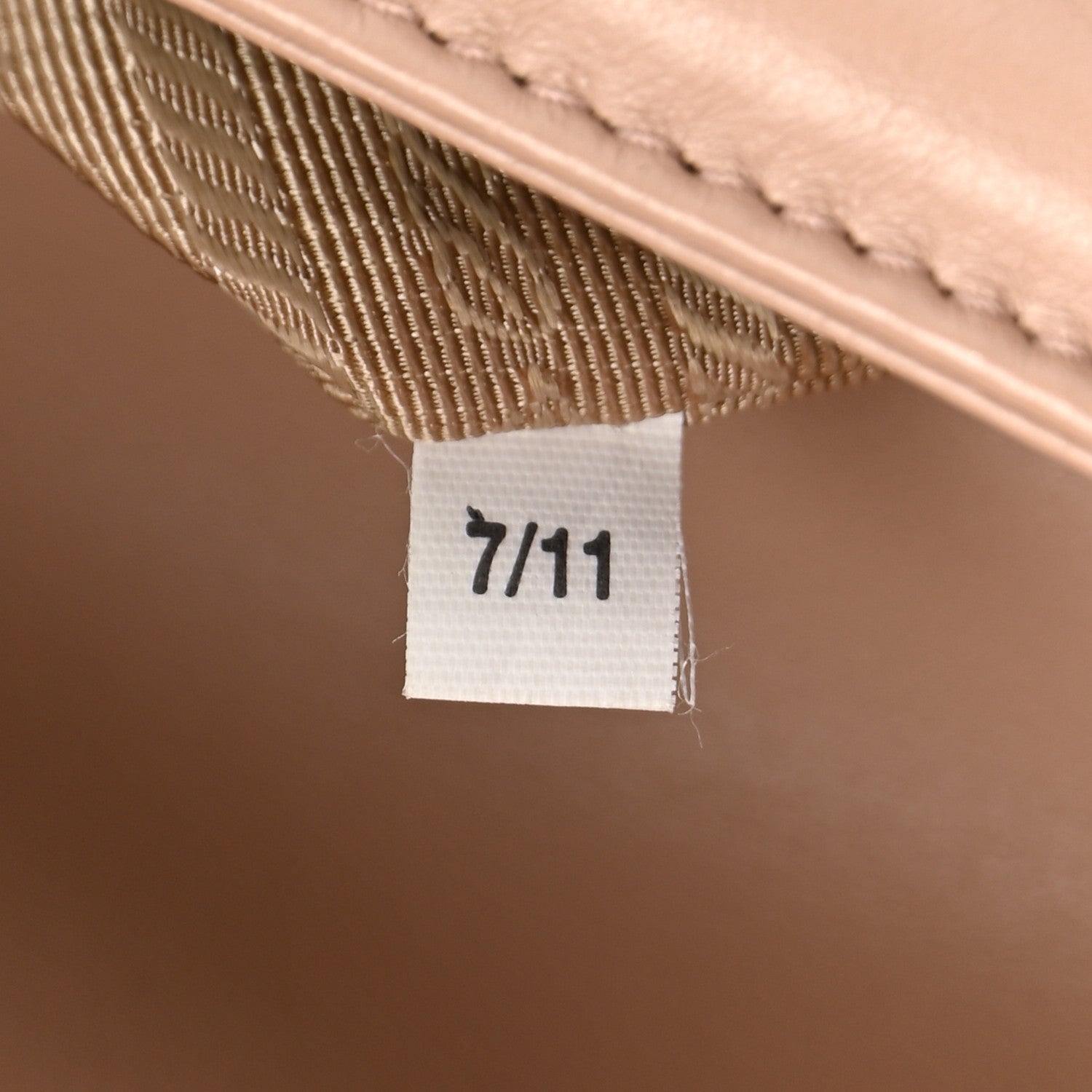 Prada Soft Calfskin Impunture Diagramme Medium Chain Flap Shoulder Bag Cipria 7 of 11