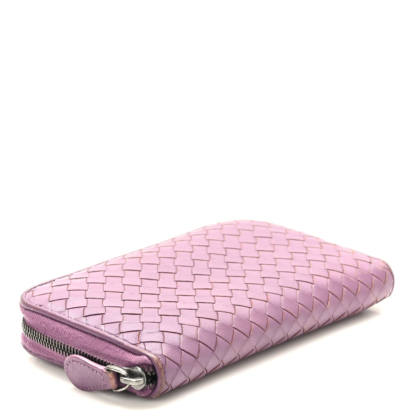 Nappa Intrecciato Zip Around Wallet Corot